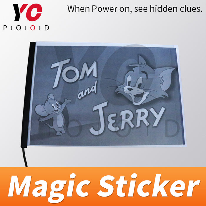 Magic sticker Prop Real life Escape Room Game Supplier DIY YOPOOD