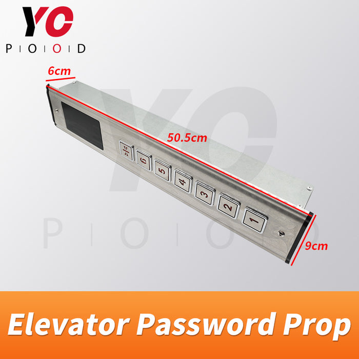 Elevator Password Prop Real Life Escape Room Game DIY Supplier YOPOOD
