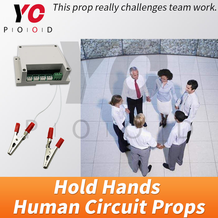 YOPOOD Human Circuit Prop Escape Room Supplier DIY Manufacture Hold Hands