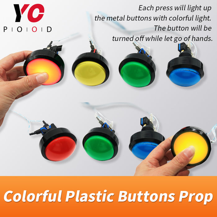 Colorful Plastic Buttons Escape Room Prop Supplier DIY YOPOOD