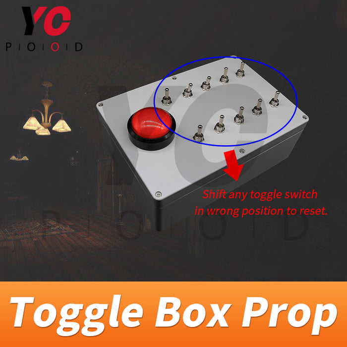 Upgraded Toggle Box Prop Escape Room Supplier DIY Manufacture YOPOOD