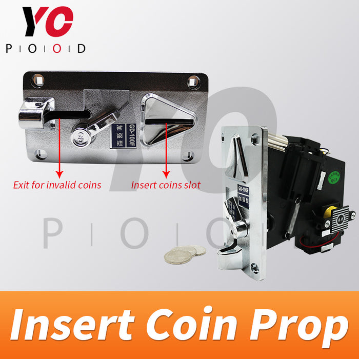 Insert Coin Prop real Room escape game DIY Manufacture YOPOOD